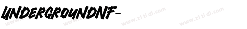 UndergroundNF字体转换