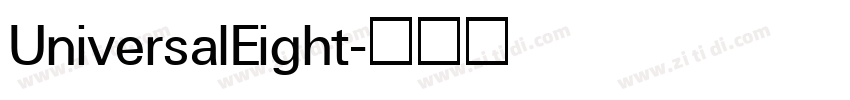 UniversalEight字体转换
