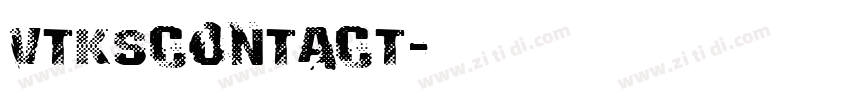 VTKSCONTACT字体转换
