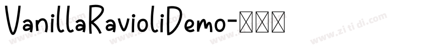 VanillaRavioliDemo字体转换