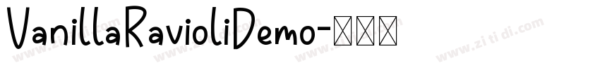 VanillaRavioliDemo字体转换
