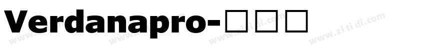Verdanapro字体转换