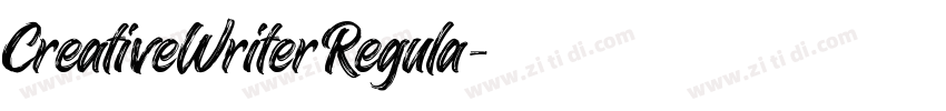CreativeWriterRegula字体转换