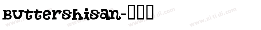 Buttershisan字体转换
