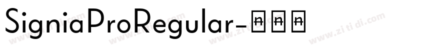 SigniaProRegular字体转换