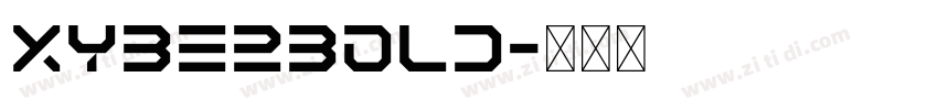 XYBERBold字体转换