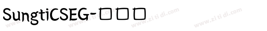 SungtiCSEG字体转换