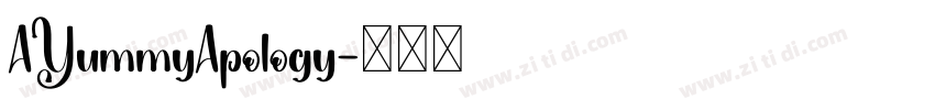 AYummyApology字体转换