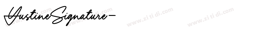 YustineSignature字体转换