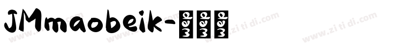 JMmaobeik字体转换