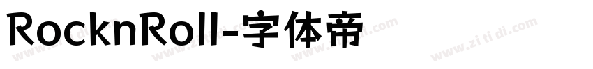 RocknRoll字体转换