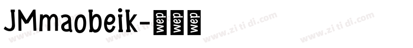 JMmaobeik字体转换