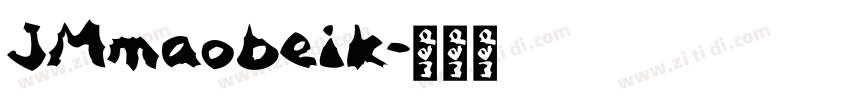 JMmaobeik字体转换