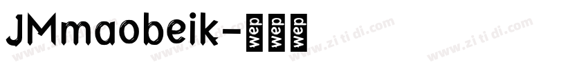 JMmaobeik字体转换