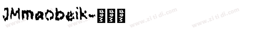JMmaobeik字体转换