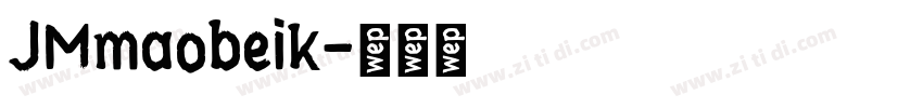 JMmaobeik字体转换
