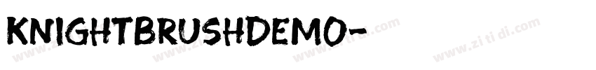 KnightBrushDemo字体转换