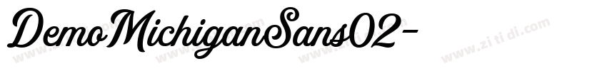 DemoMichiganSans02字体转换