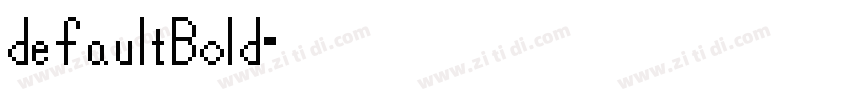 default（Bold）字体转换