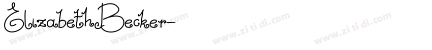 ElizabethBecker字体转换