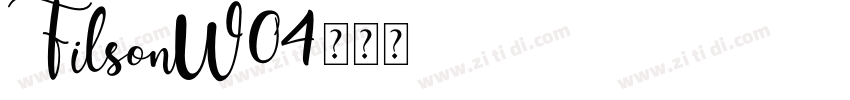 FilsonW04字体转换