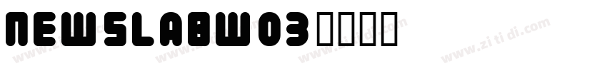 NewslabW03字体转换