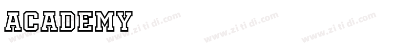 Academy字体转换