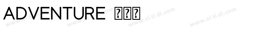 Adventure字体转换