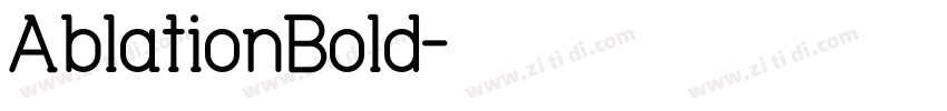 AblationBold字体转换