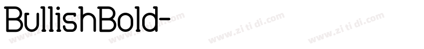 BullishBold字体转换