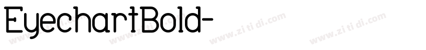 EyechartBold字体转换