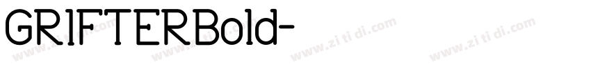 GRIFTERBold字体转换