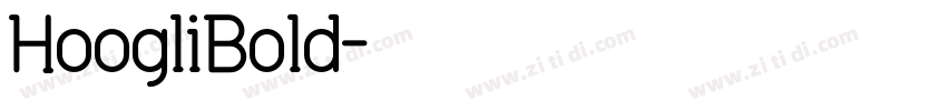 HoogliBold字体转换