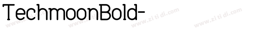 TechmoonBold字体转换