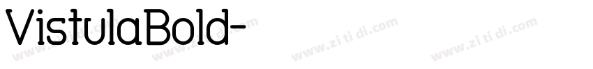 VistulaBold字体转换