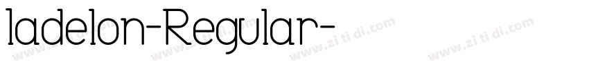 Iadelon-Regular字体转换
