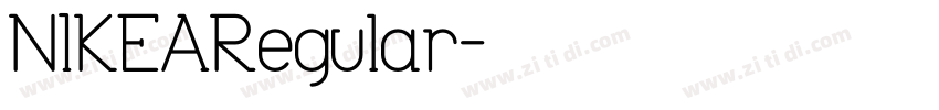 NIKEARegular字体转换