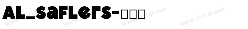 Al_Saflers字体转换