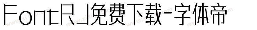 FontRJ免费下载字体转换