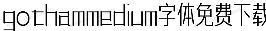 gothammedium字体免费下载字体转换
