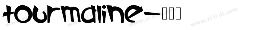 tourmaline字体转换