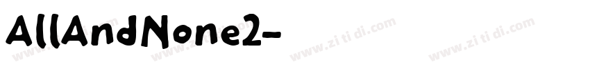 AllAndNone2字体转换
