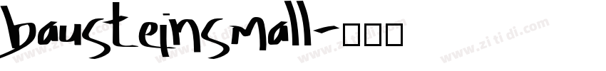 BausteinSmall字体转换