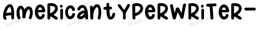 AmericanTyperwriter字体转换