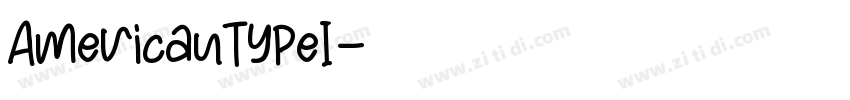 AmericanTypeI字体转换