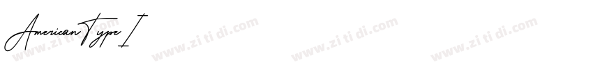 AmericanTypeI字体转换