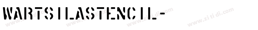 WartsilaStencil字体转换