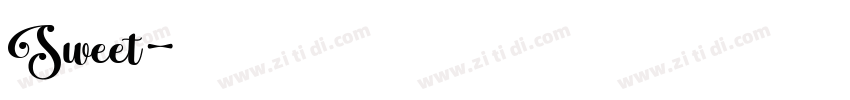 Sweet字体转换