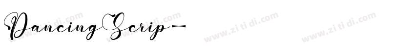 DancingScrip字体转换