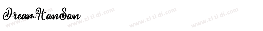 DreamHanSan字体转换